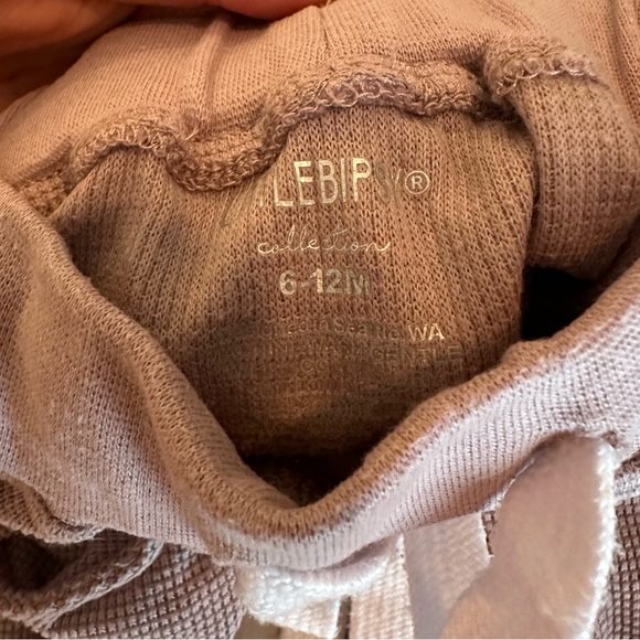 Excellent Condition Little Bipsy Waffle Top and Jogger - Thistle 6-12 Mth - Picture 6 of 8